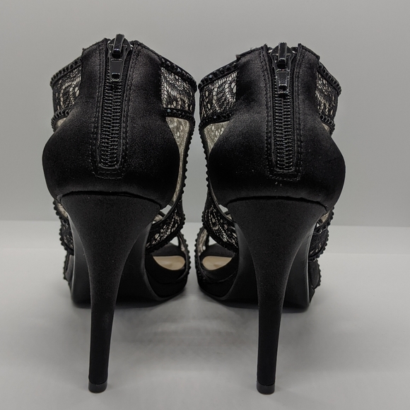 Lace & Rhinestone Heels - Picture 4 of 8